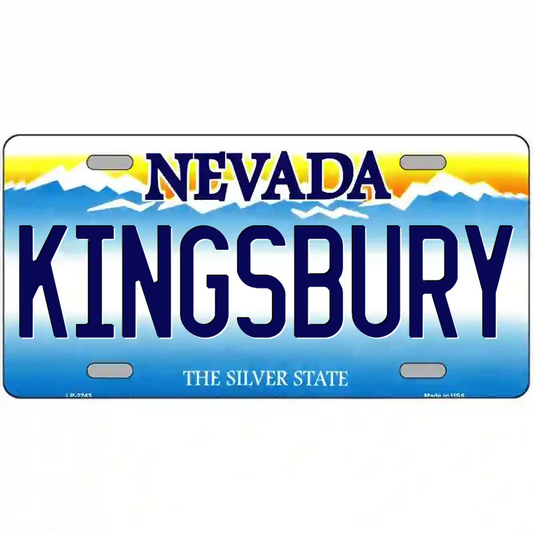 Kingsbury Nevada Metal Sign