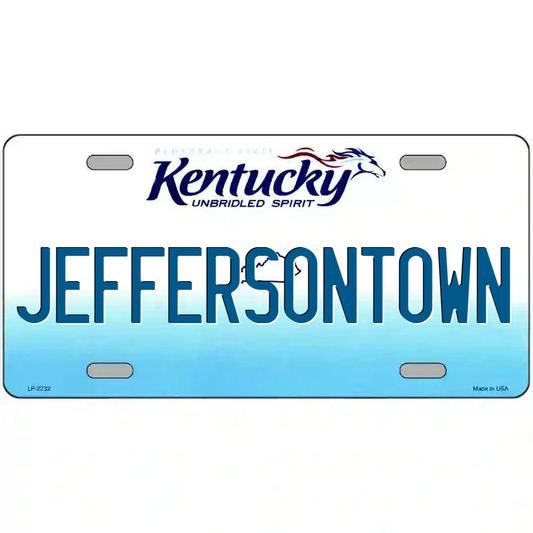 Jeffersontown Kentucky Metal Sign