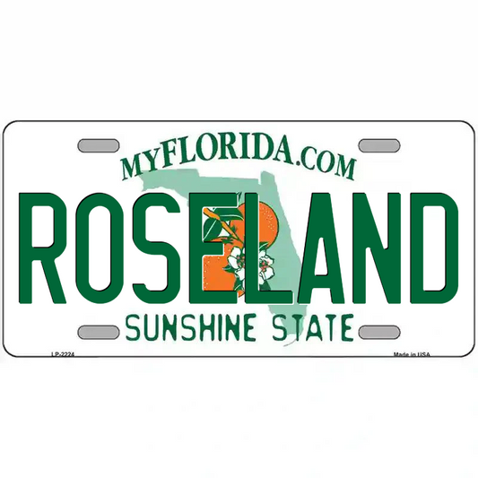 Roseland Florida Metal Sign
