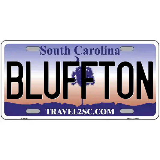 Bluffton South Carolina Metal Sign