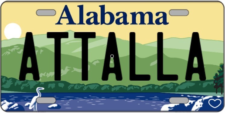 Attalla Alabama Metal Sign