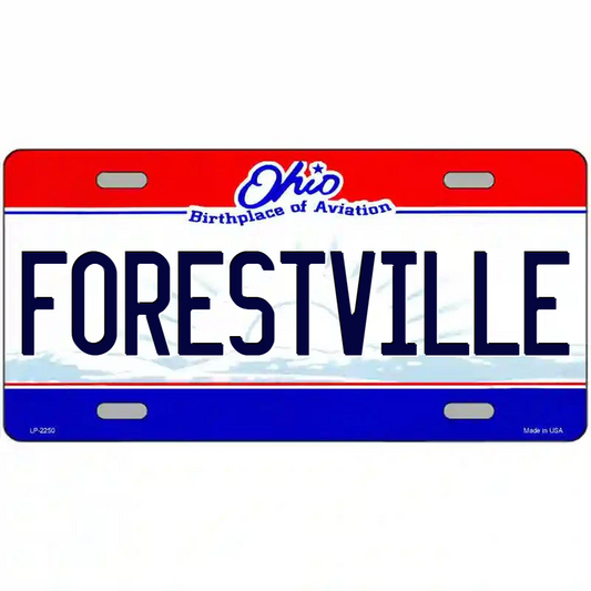 Forestville Ohio Metal Sign