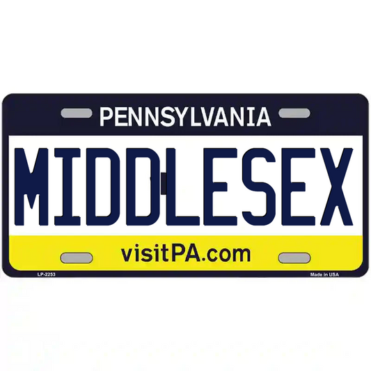 Middlesex Pennsylvania Metal Sign