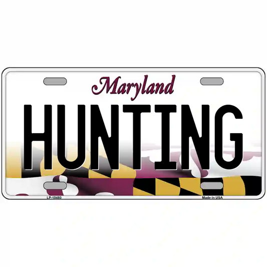 Hunting Maryland Metal Sign