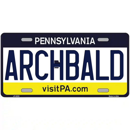 Archbald Pennsylvania Metal Sign