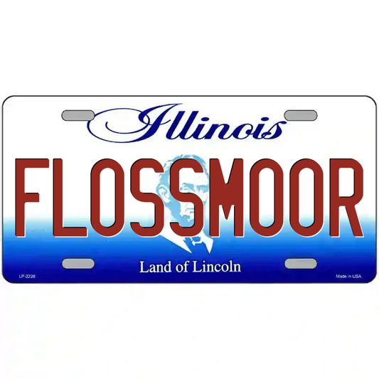 Flossmoor Illinois Metal Sign