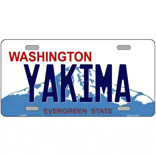 Yakima Wasington Metal Sign