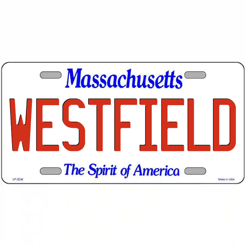Westfield Massachusetts Metal Sign