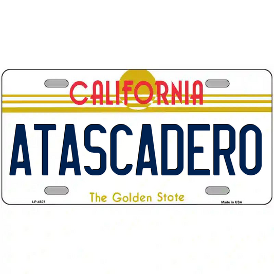 Atascadero California Metal Sign