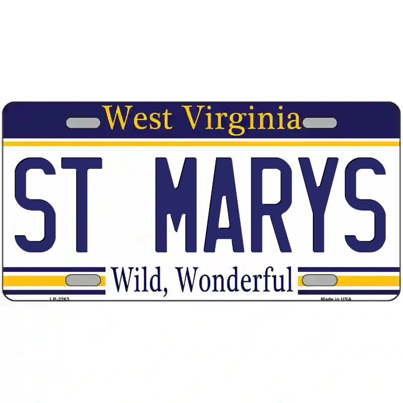 St Marys West Virginia Metal Sign