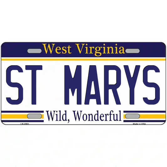 St Marys West Virginia Metal Sign