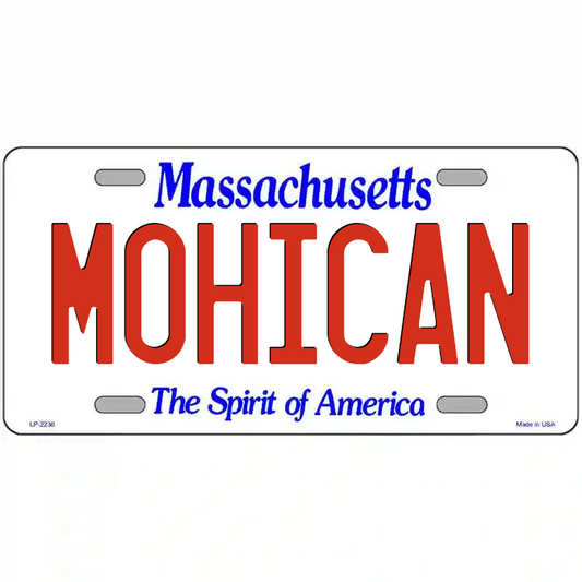 Mohican Massachusetts Metal Sign