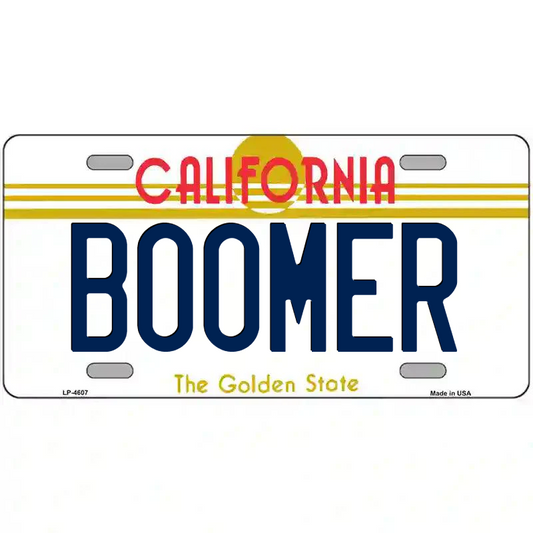 Boomer California Metal Sign