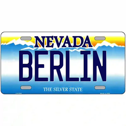 Berllin Nevada Metal Sign