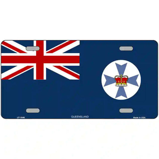 Queensland Flag Australia Metal Sign