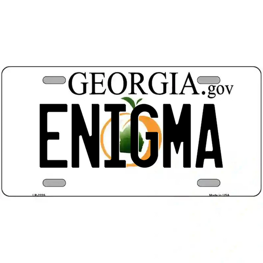 Enigma Georgia Metal Sign