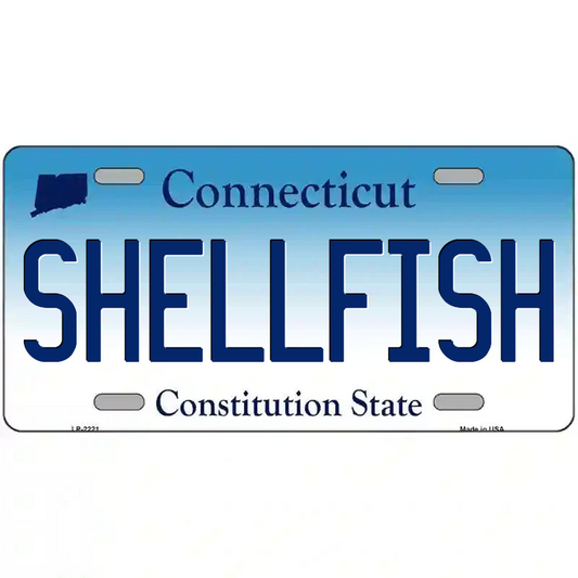Shellfish Connecticut Metal Sign