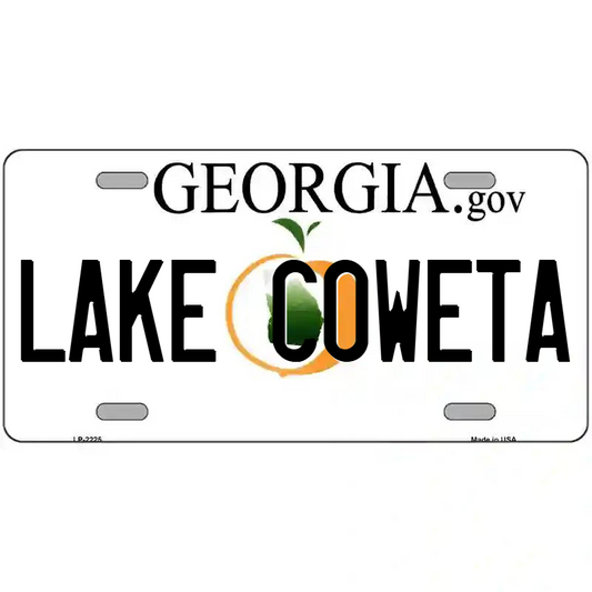 Lake Coweta Georgia Metal Sign