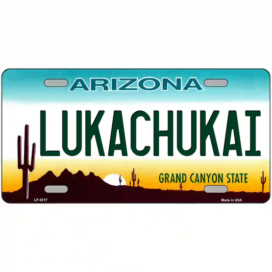 Lukachukai Arizona Metal Sign