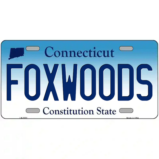 Foxwoods Connecticut Metal Sign