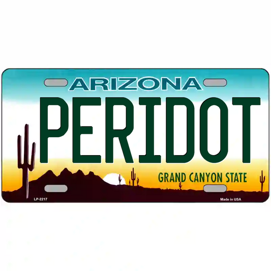 Peridot Arizona Metal Sign