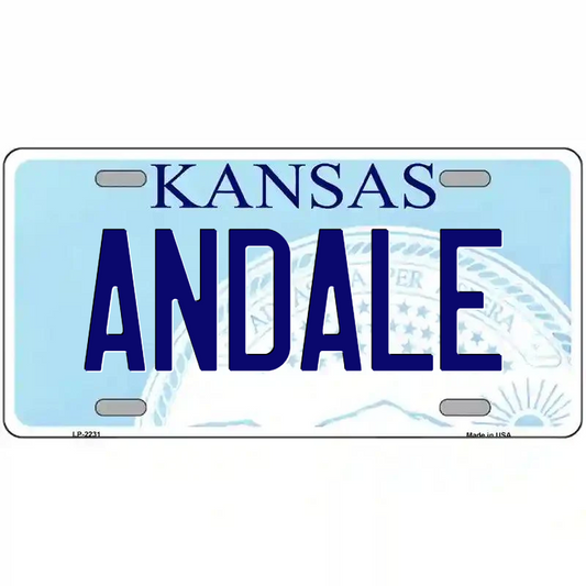 Andale Kansas Metal Sign