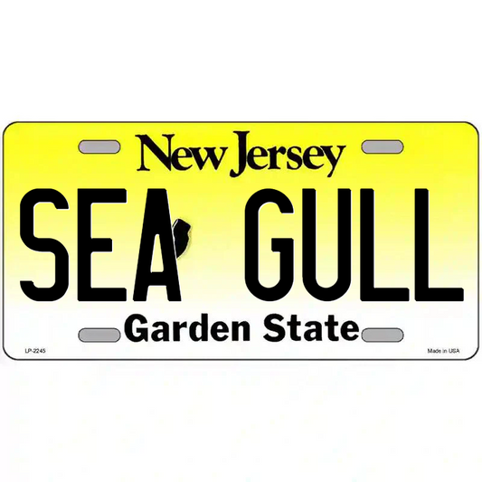 Sea Gull New Jersey Metal Sign