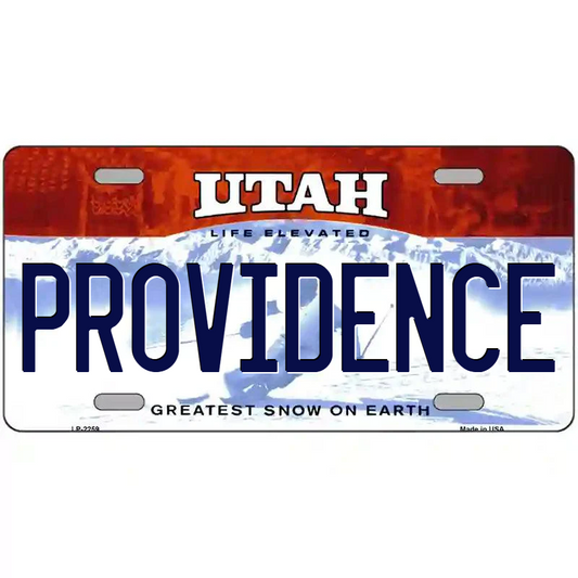 Providence Utah Metal Sign