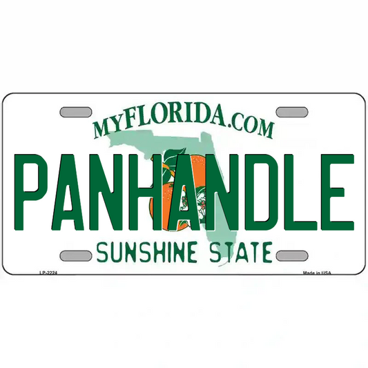 Panhandle Florida Metal Sign