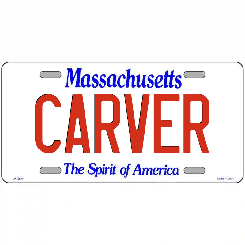 Carver Massachusetts Metal Sign