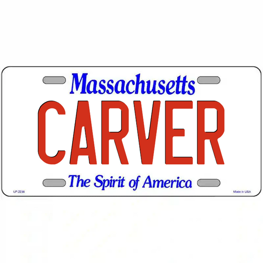Carver Massachusetts Metal Sign