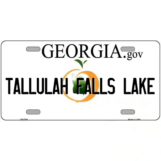 Tallulah Falls Lake Georgia Metal Sign