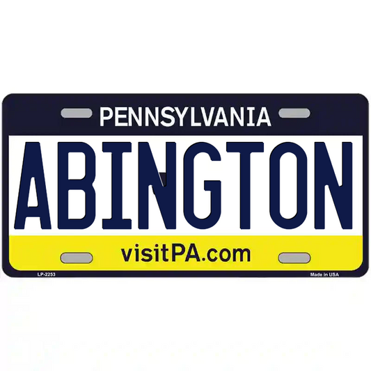 Abington Pennsylvania Metal Sign