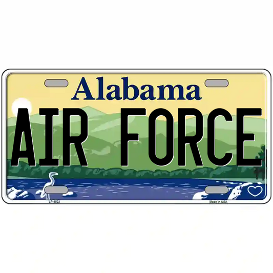 Air Force Alabama Metal Sign