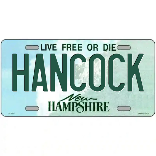 Hancock New Hampshire Metal Sign