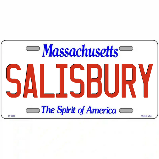 Salisbury Massachusetts Metal Sign