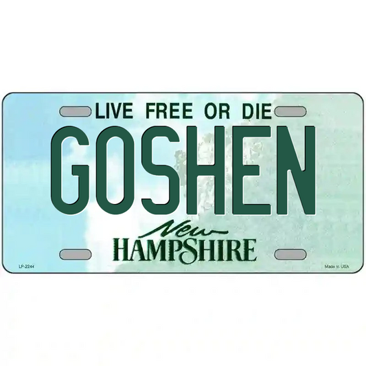 Goshen New Hampshire Metal Sign