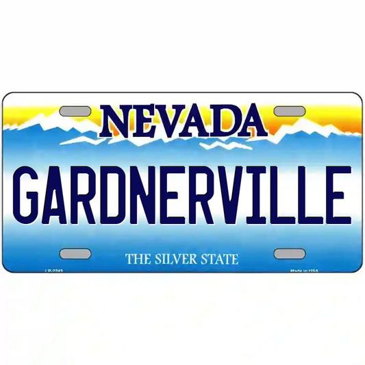 Gardenerville Nevada Metal Sign