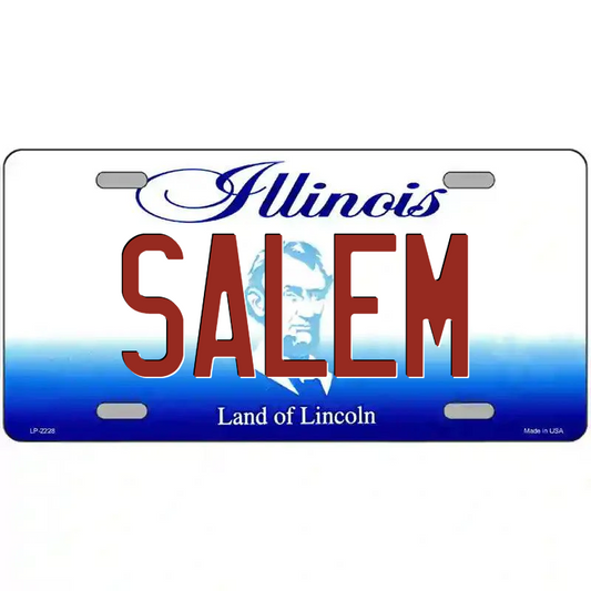 Salem Illinois Metal Sign