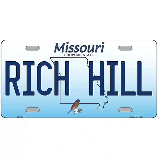 Rich Hill Missouri Metal Sign