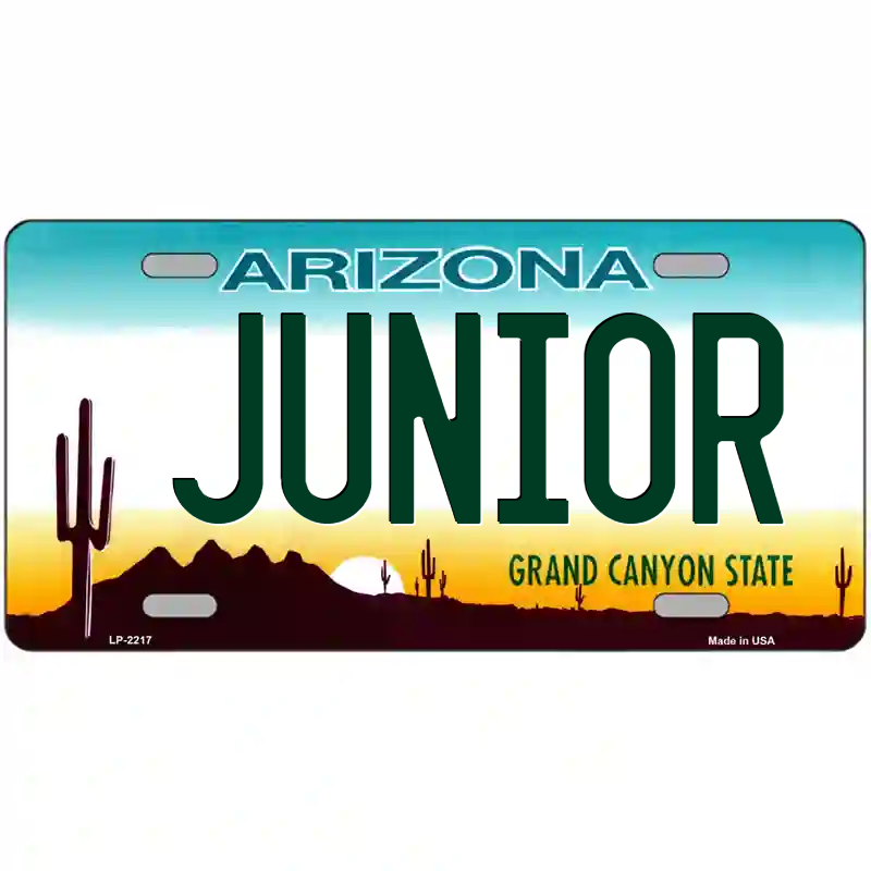 Junior Arizona Metal Sign