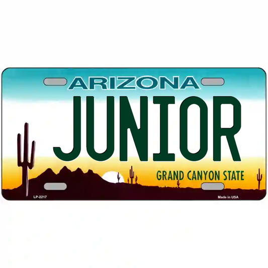 Junior Arizona Metal Sign
