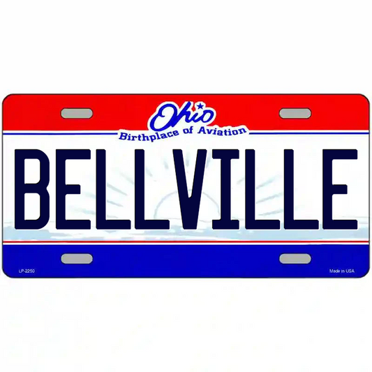 Bellville Ohio Metal Sign