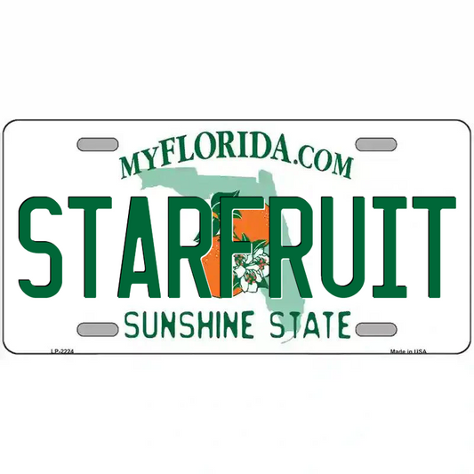 Starfruit Florida Metal Sign