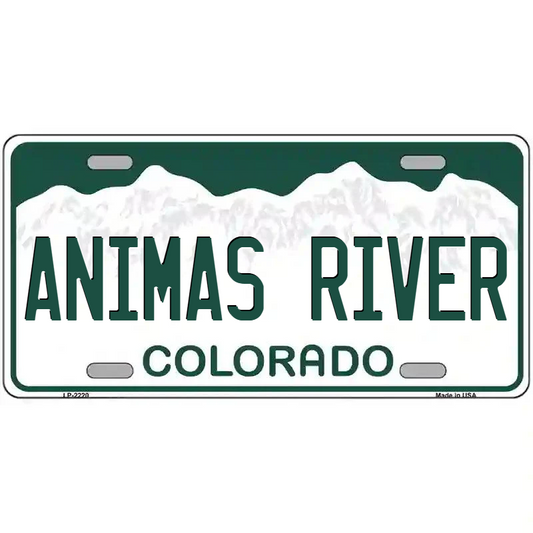 Animas River Colorado Metal Sign