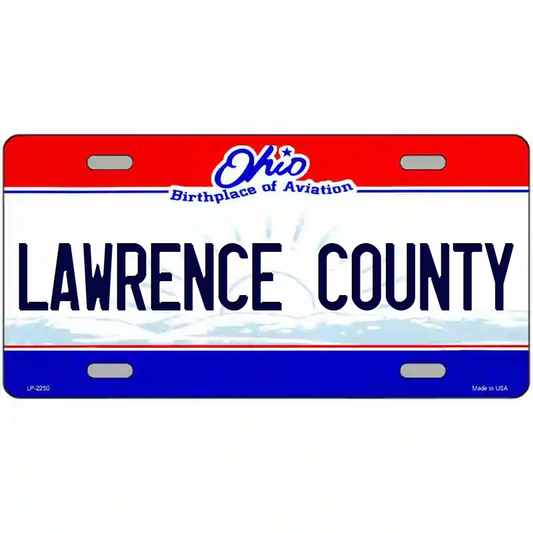 Lawrence County Ohio Metal Sign