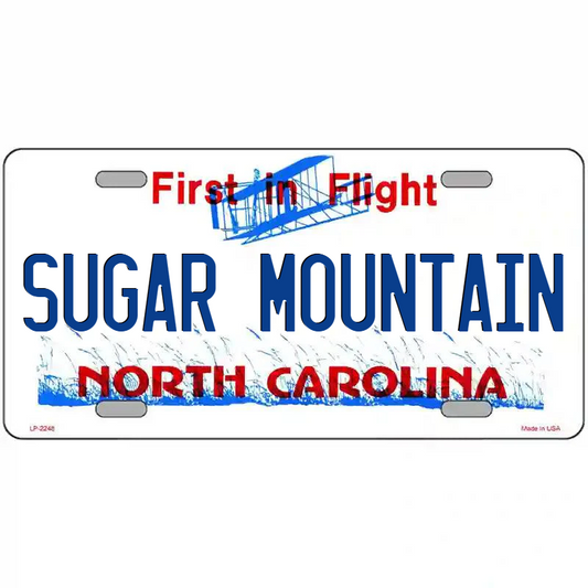 Sugar Mountain North Carolina Metal Sign