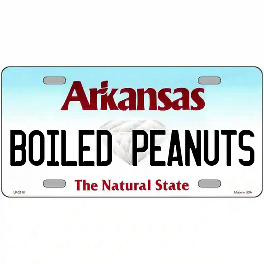 Boiled Peanuts Arkansas Metal Sign