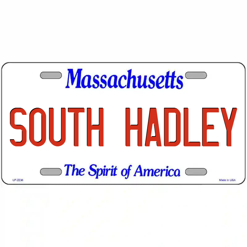 South Hadley Massachusetts Metal Sign