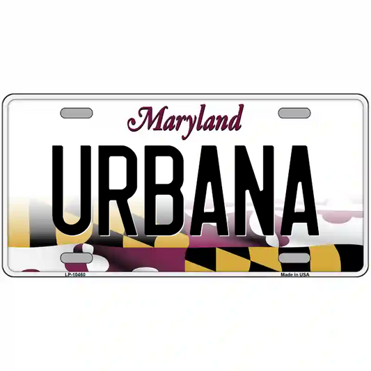 Urbana Maryland Metal Sign